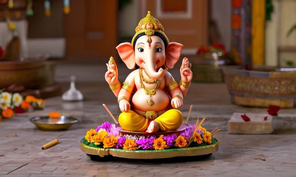 Short Ganpati Captions for Instagram