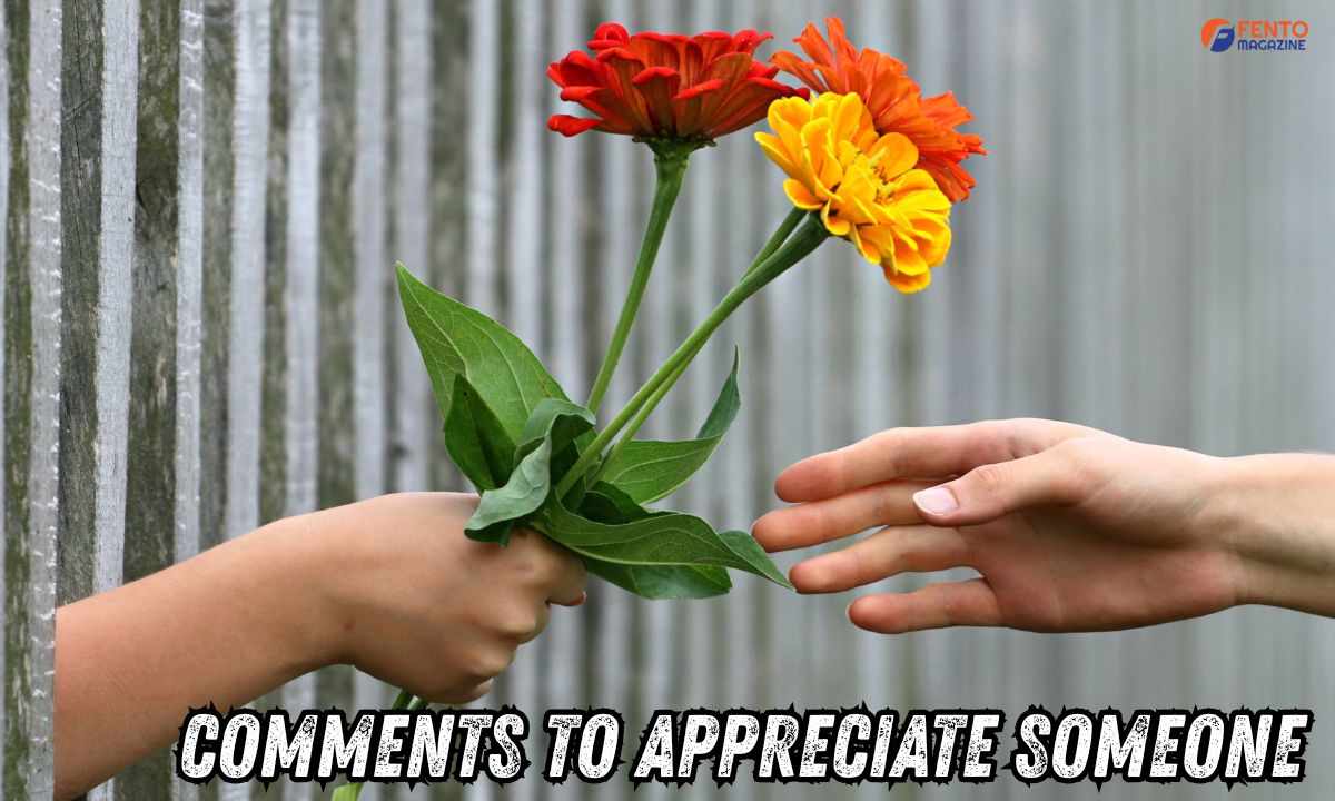 Comments to Appreciate Someone